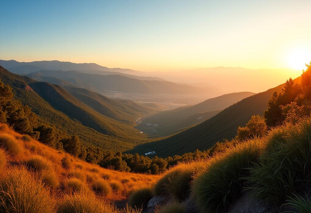 Paisaje panorámico de España